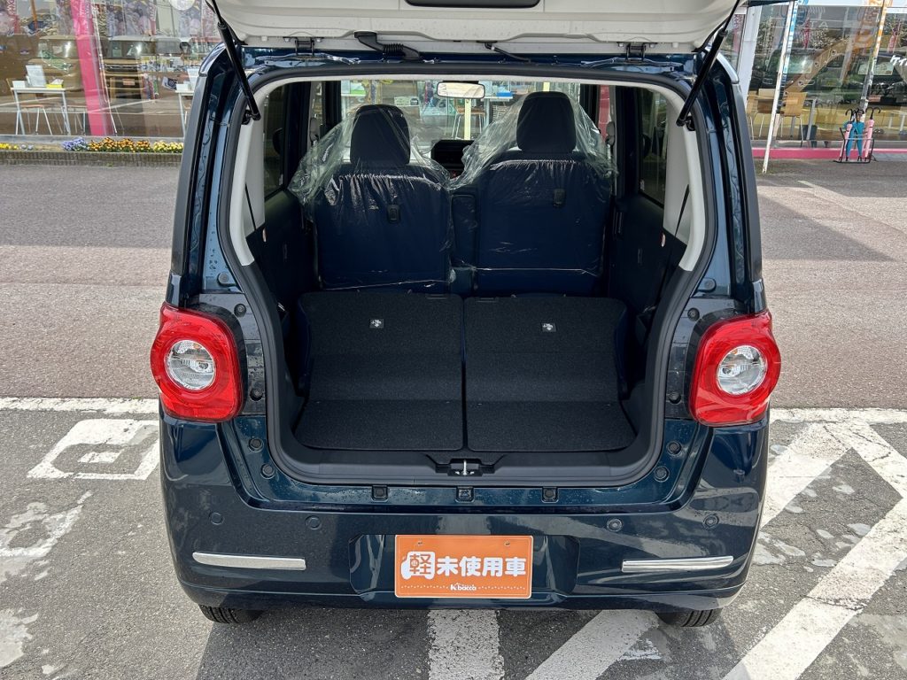 ■後部座席を全て倒せば収納力UP！