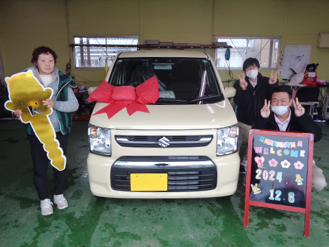 笑顔の納車式｜軽自動車の専門店ケイバッカ