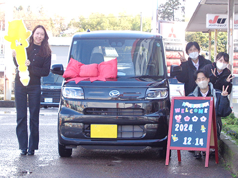 笑顔の納車式｜軽自動車の専門店ケイバッカ